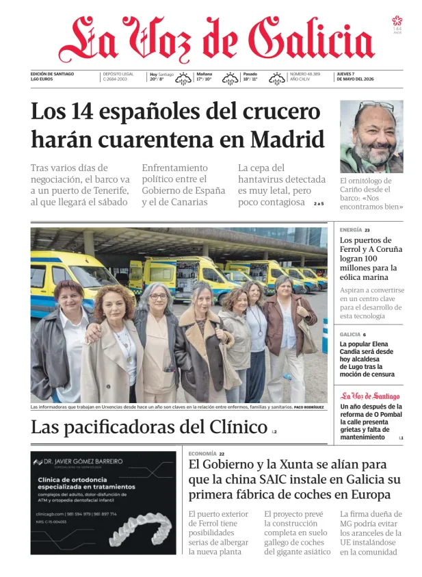 La Voz de Galicia (Santiago) — 07/05