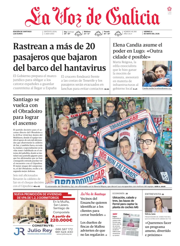 La Voz de Galicia (Santiago) — 08/05
