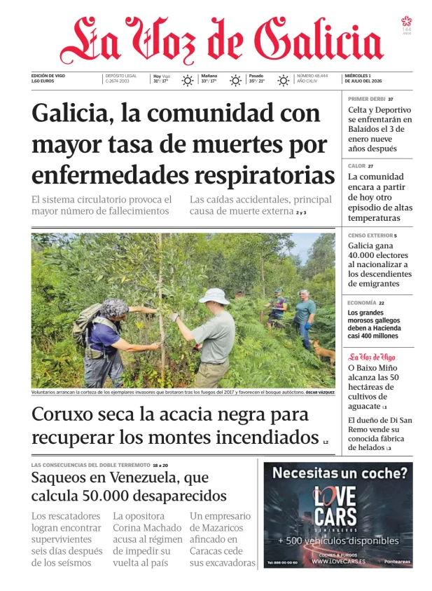 La Voz de Galicia (Vigo) — 01/07