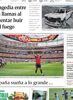 Portada de La Voz de Galicia (Vigo), 11 de julio de 2026