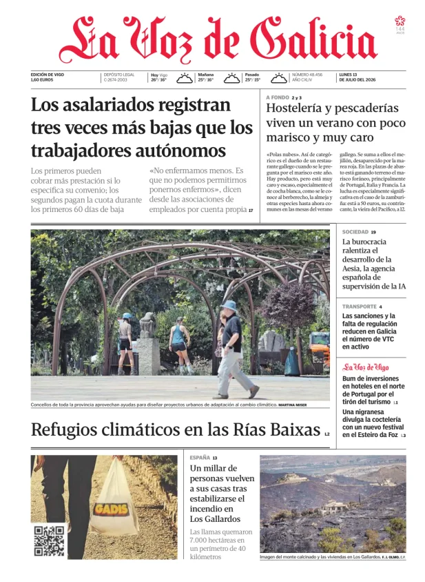 La Voz de Galicia (Vigo) — 13/07