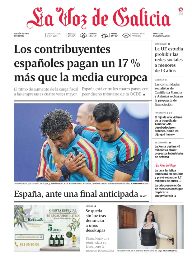 La Voz de Galicia (Vigo) — 14/07
