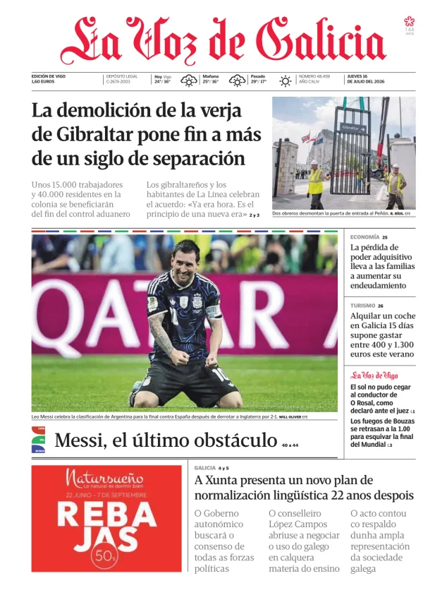 La Voz de Galicia (Vigo) — 16/07