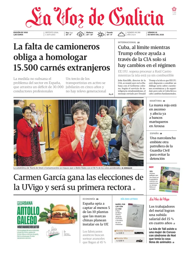 La Voz de Galicia (Vigo) — 16/05
