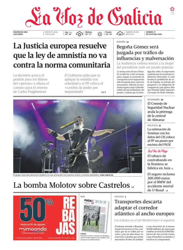 La Voz de Galicia (Vigo) — 17/07