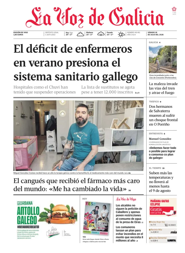 La Voz de Galicia (Vigo) — 18/07