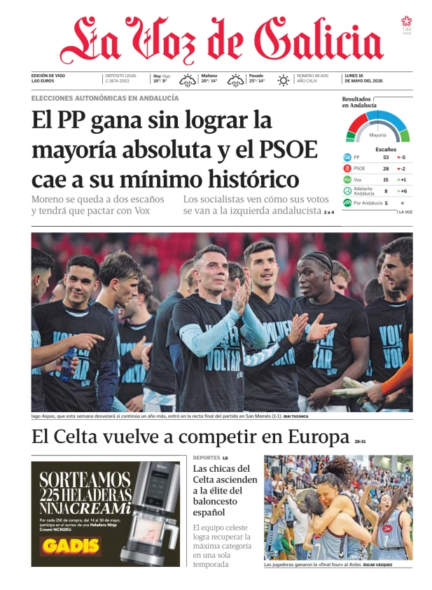 La Voz de Galicia (Vigo) — 18/05