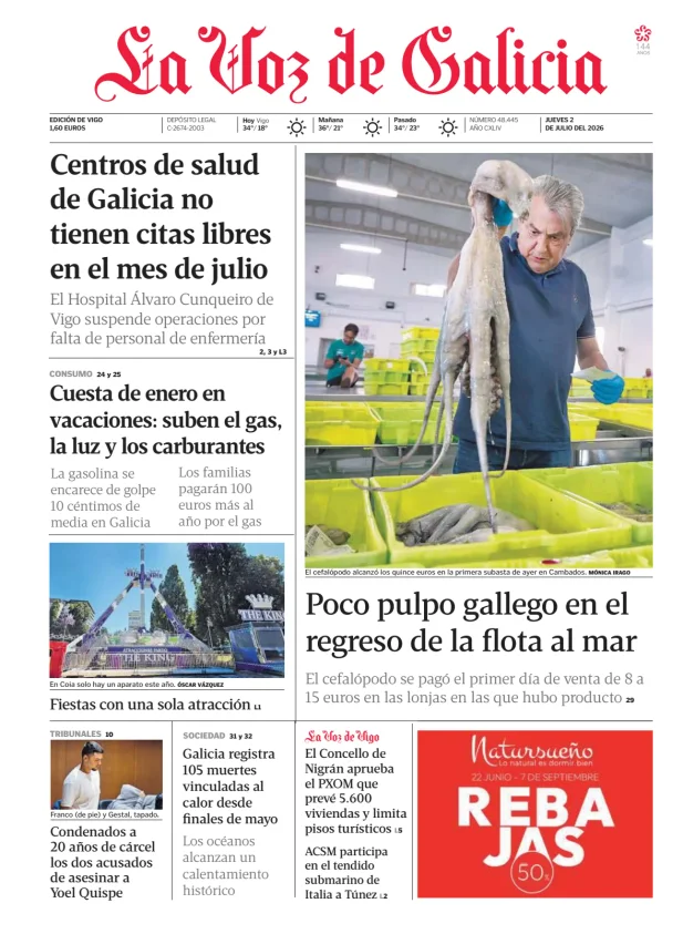 La Voz de Galicia (Vigo) — 02/07