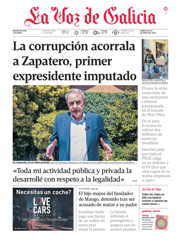 La Voz de Galicia (Vigo) — 20/05