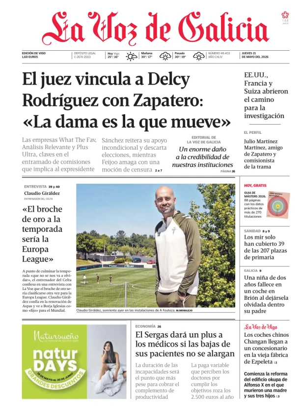La Voz de Galicia (Vigo) — 21/05