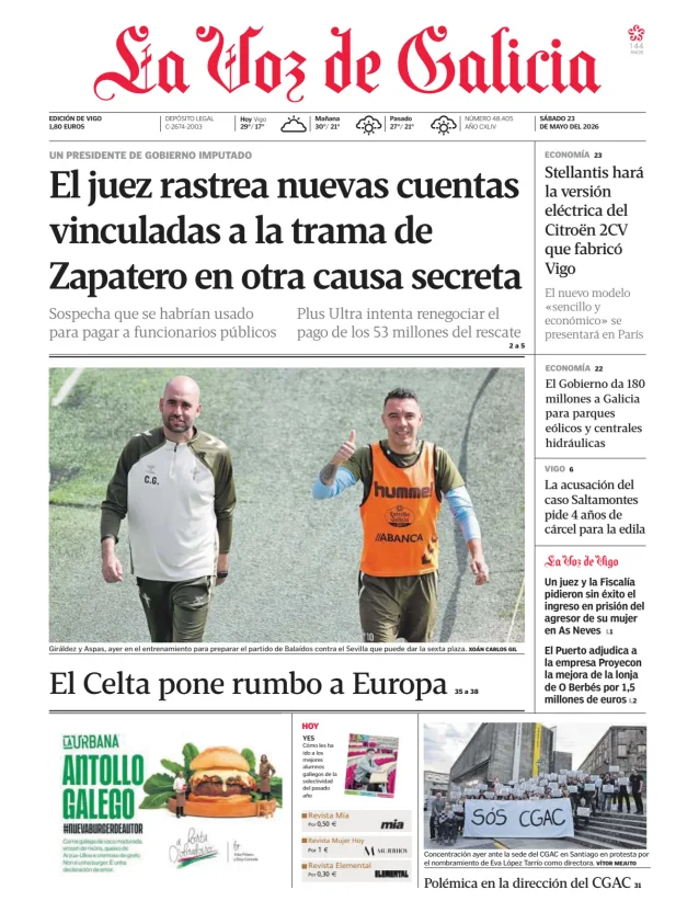 La Voz de Galicia (Vigo) — 23/05