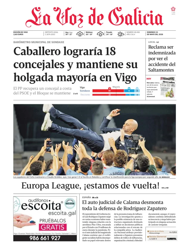 La Voz de Galicia (Vigo) — 24/05