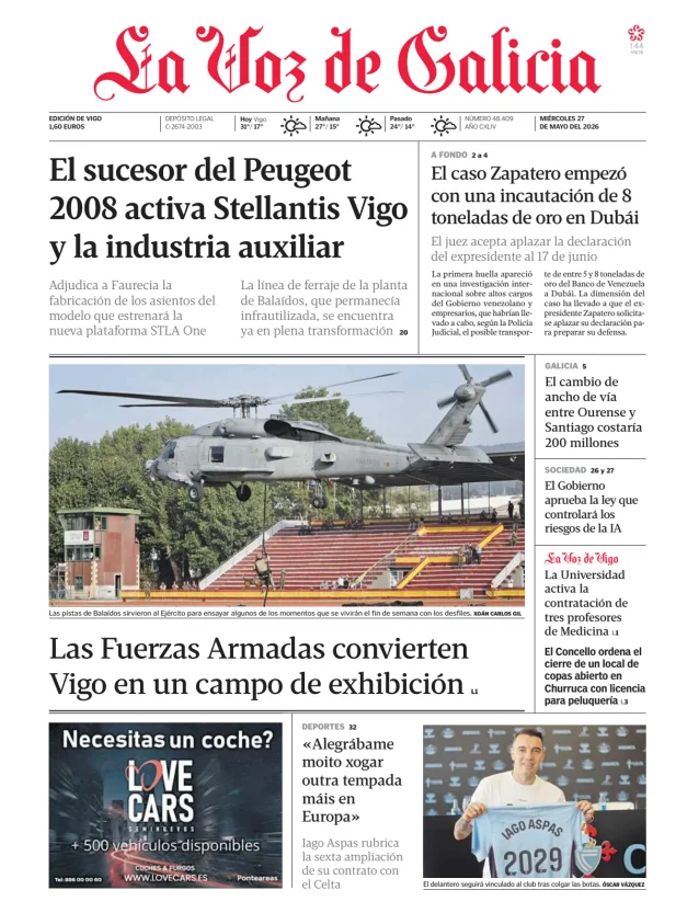 La Voz de Galicia (Vigo) — 27/05