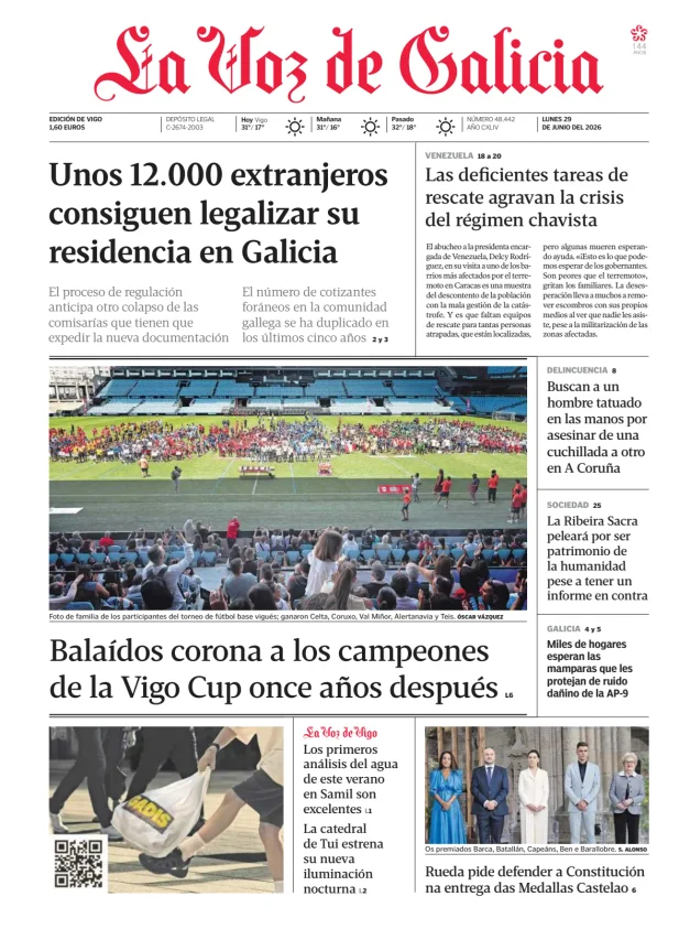 La Voz de Galicia (Vigo) — 29/06