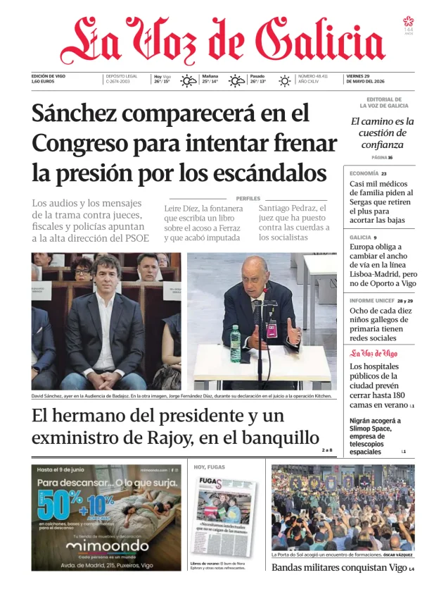 La Voz de Galicia (Vigo) — 29/05