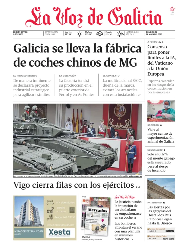 La Voz de Galicia (Vigo) — 31/05