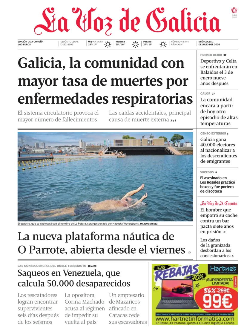 La Voz de Galicia — 01/07
