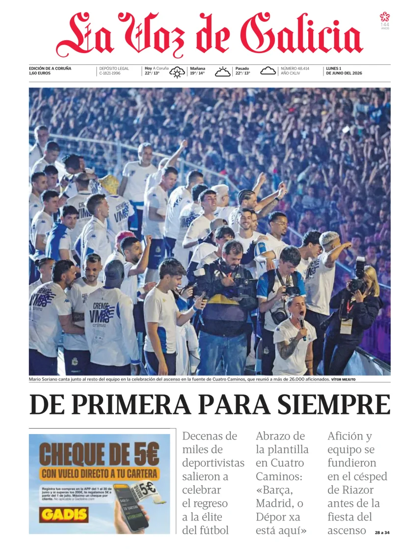 La Voz de Galicia — 01/06