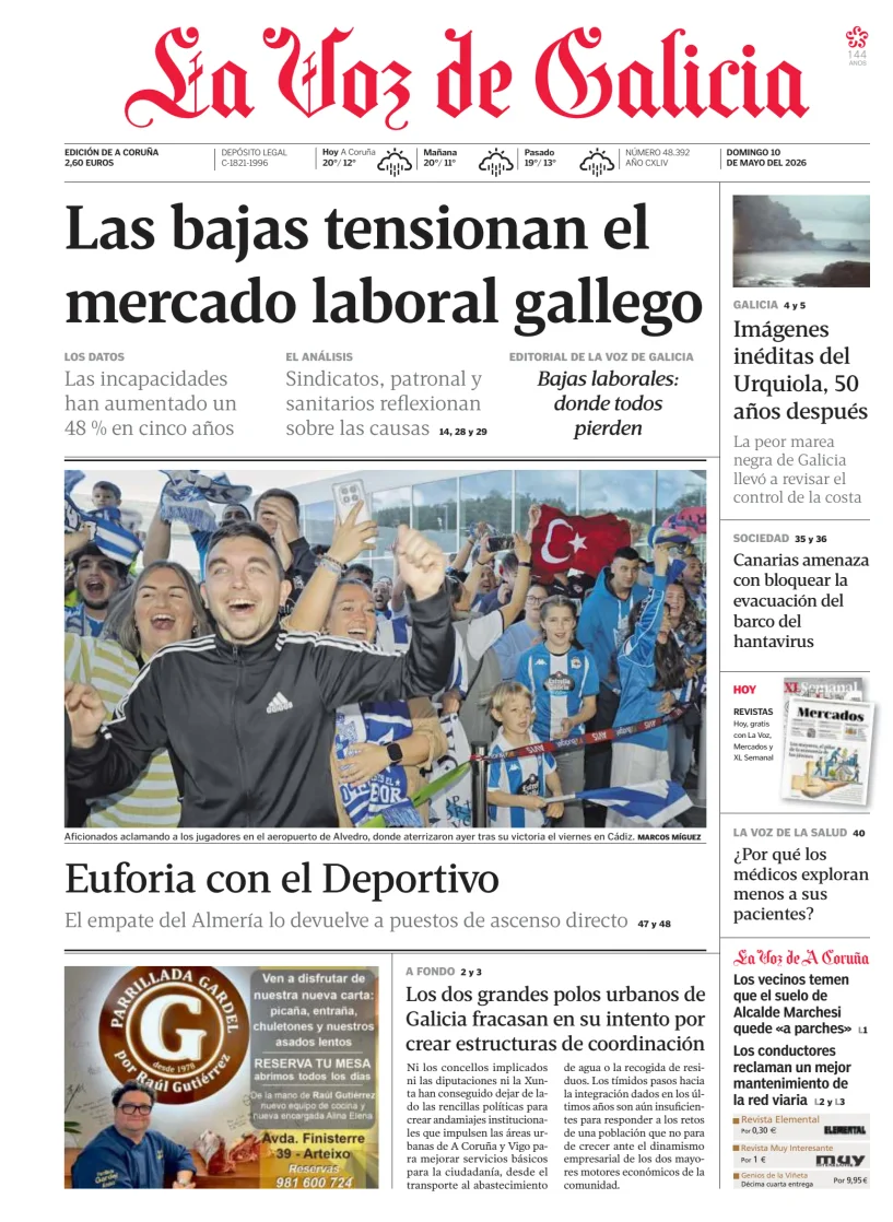 La Voz de Galicia — 10/05