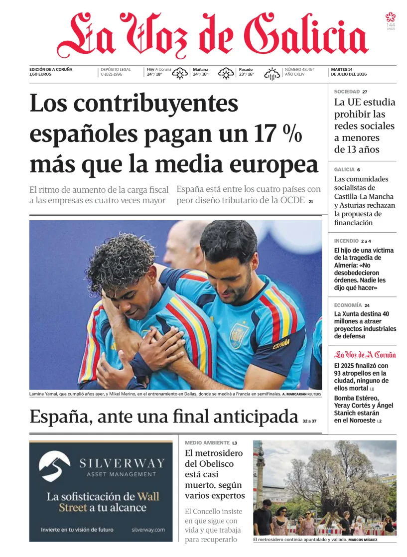 La Voz de Galicia — 14/07