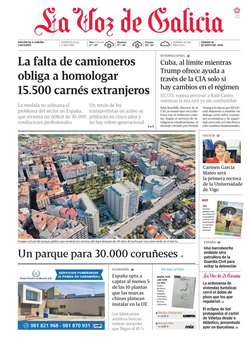 La Voz de Galicia — 16/05
