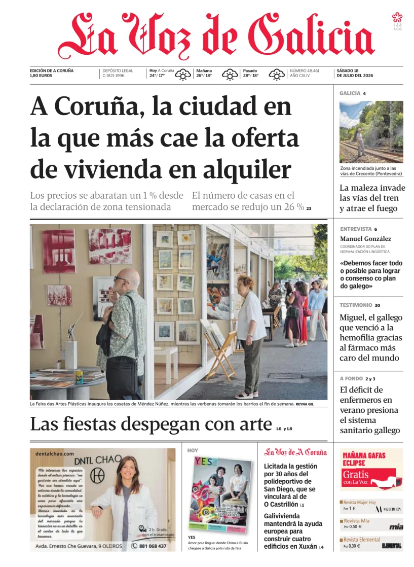 La Voz de Galicia — 18/07