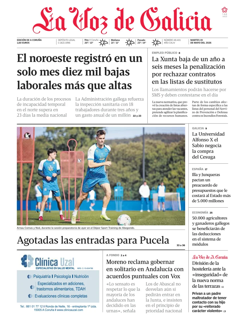 La Voz de Galicia — 19/05