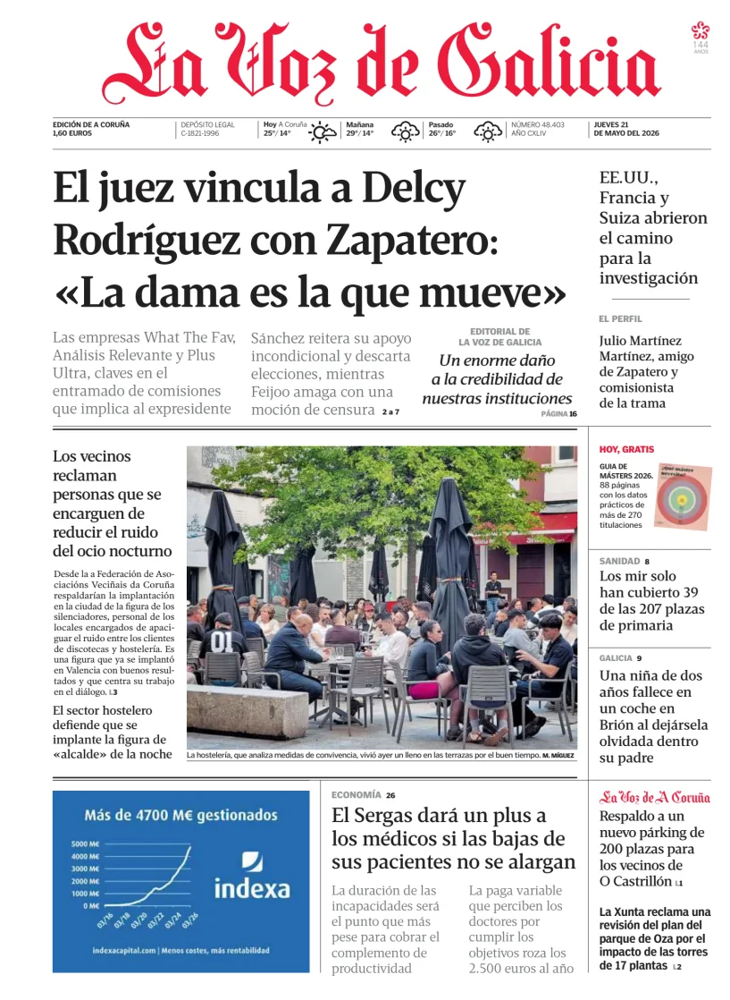 La Voz de Galicia — 21/05