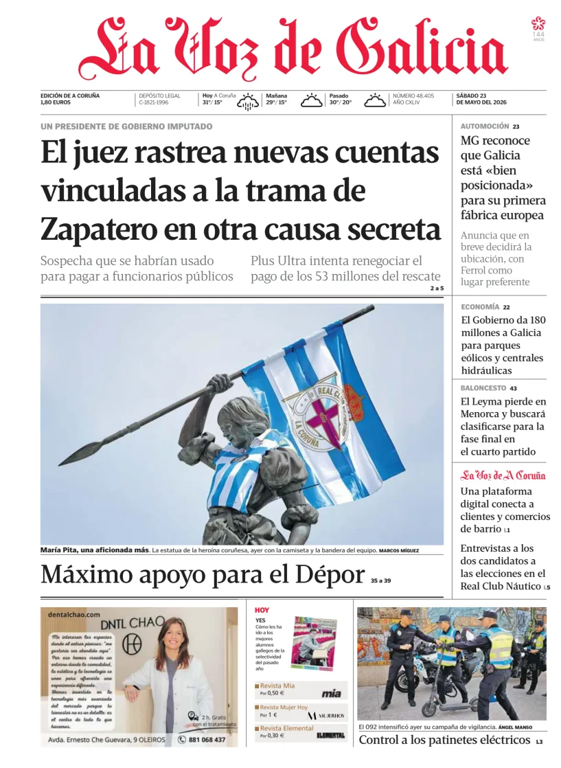 La Voz de Galicia — 23/05