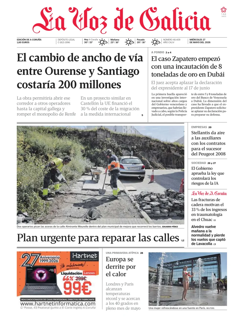 La Voz de Galicia — 27/05