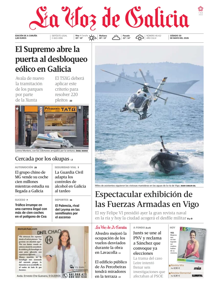 La Voz de Galicia — 30/05