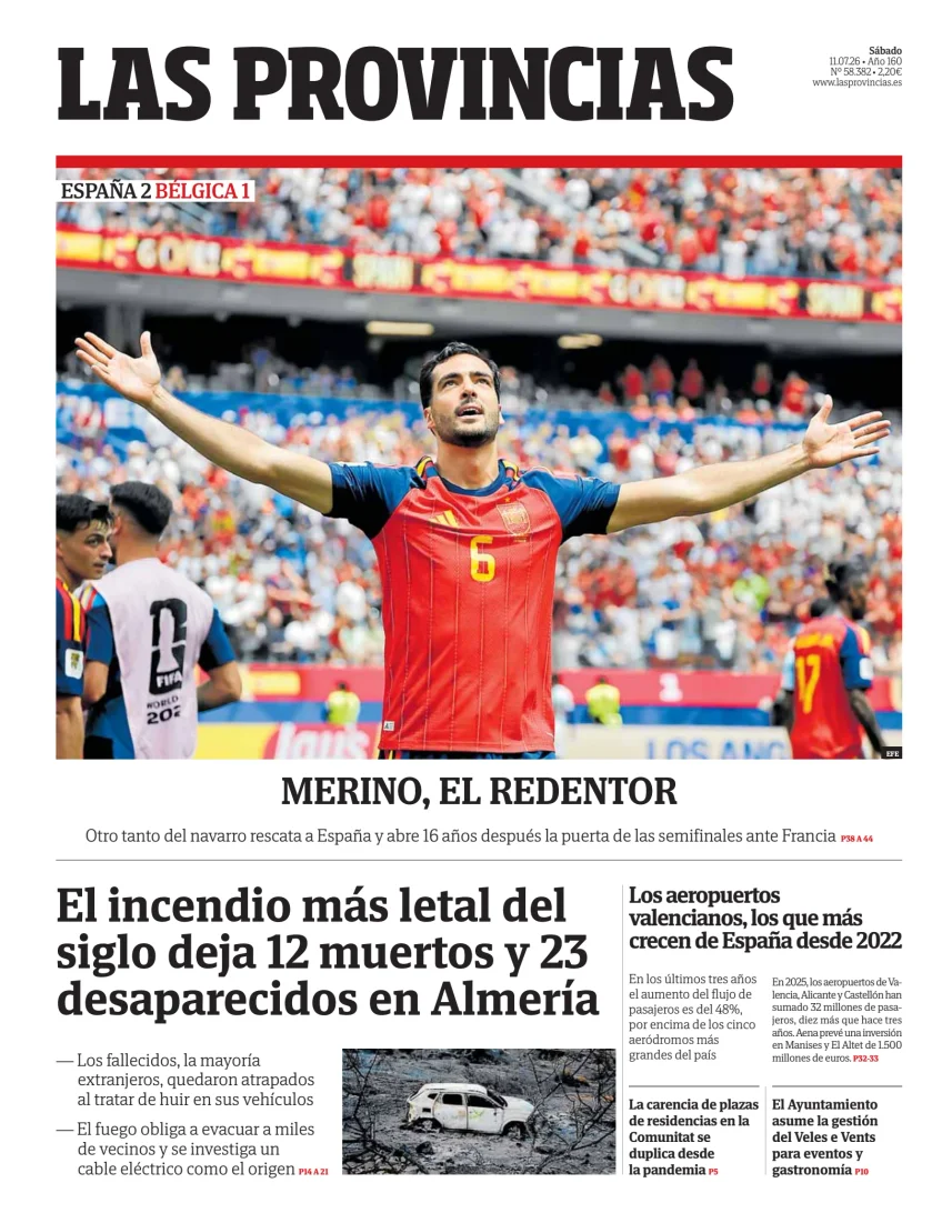 Portada de Las Provincias