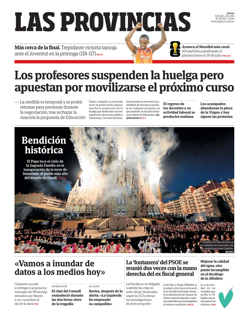 Portada de Las Provincias