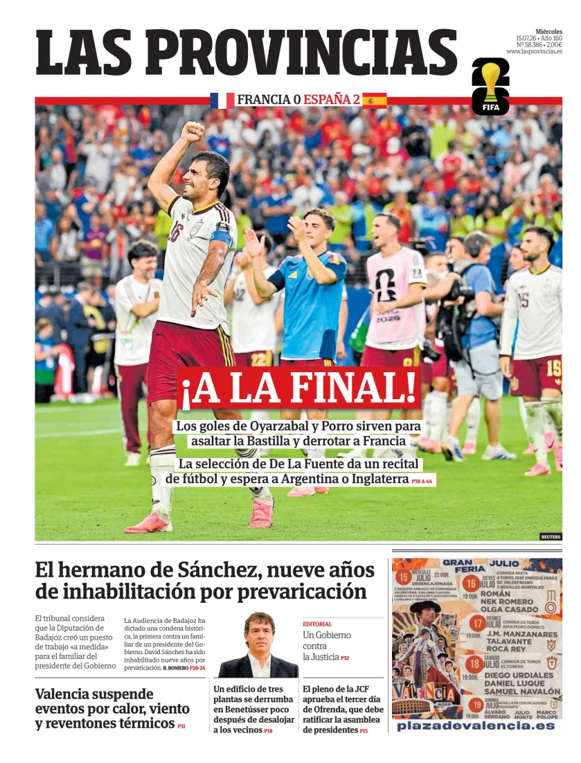 Las Provincias — 15/07