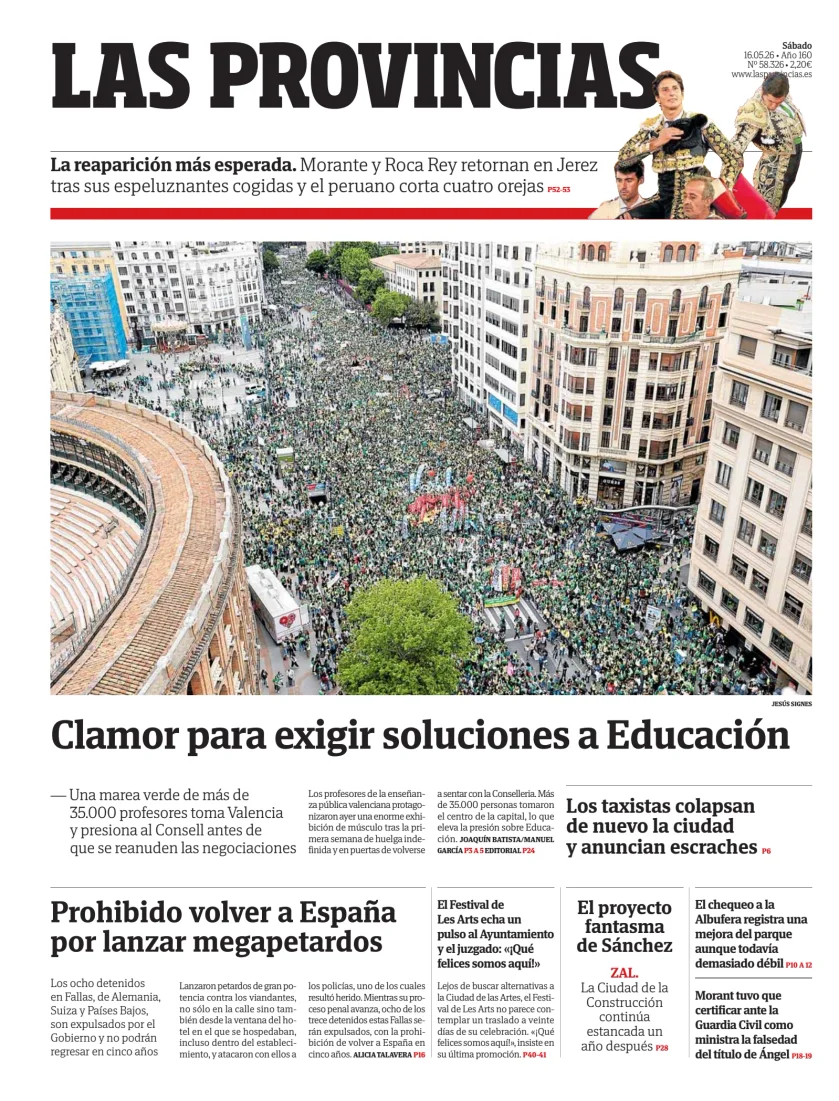 Las Provincias — 16/05