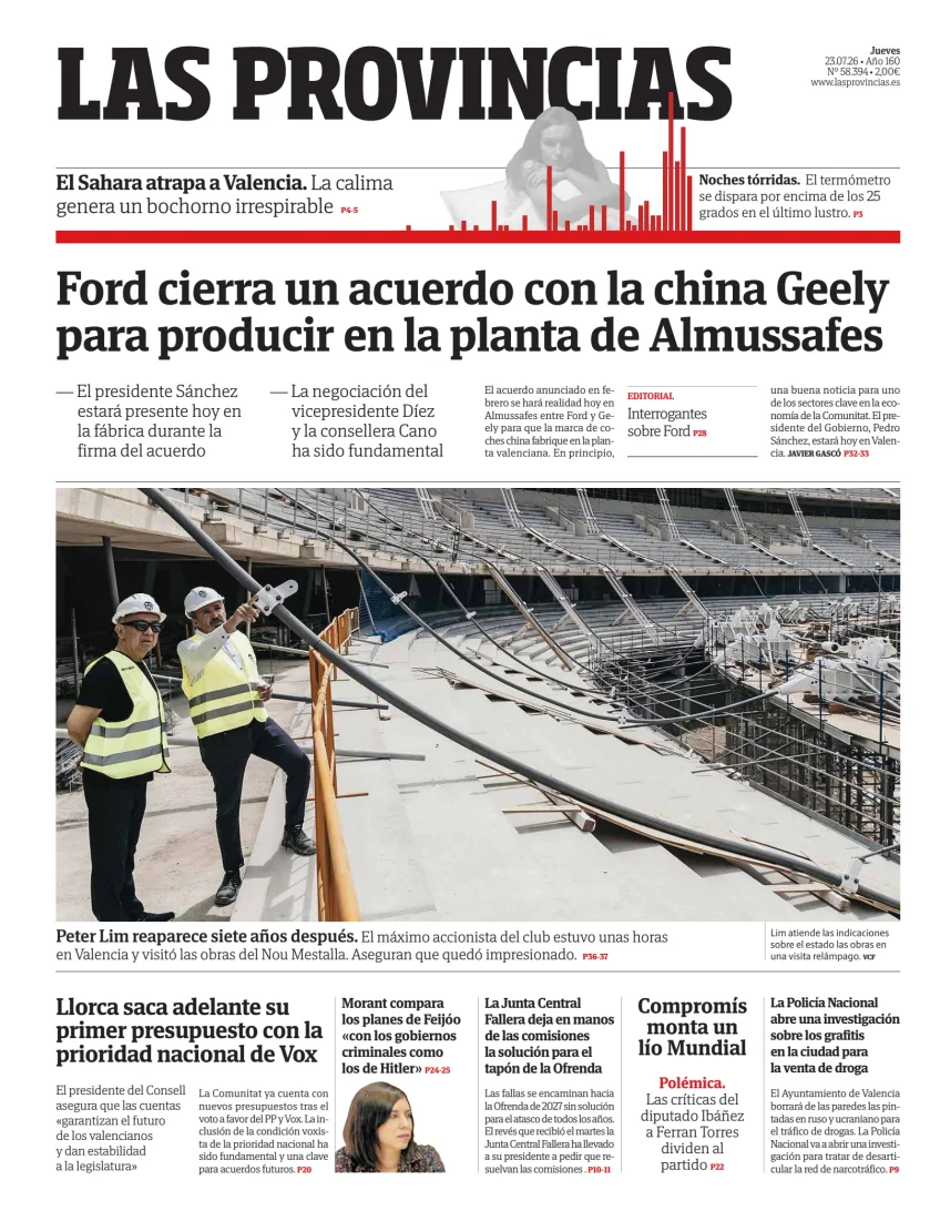 Las Provincias — 23/07