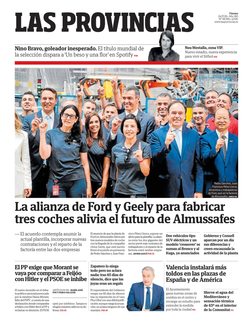 Portada de Las Provincias