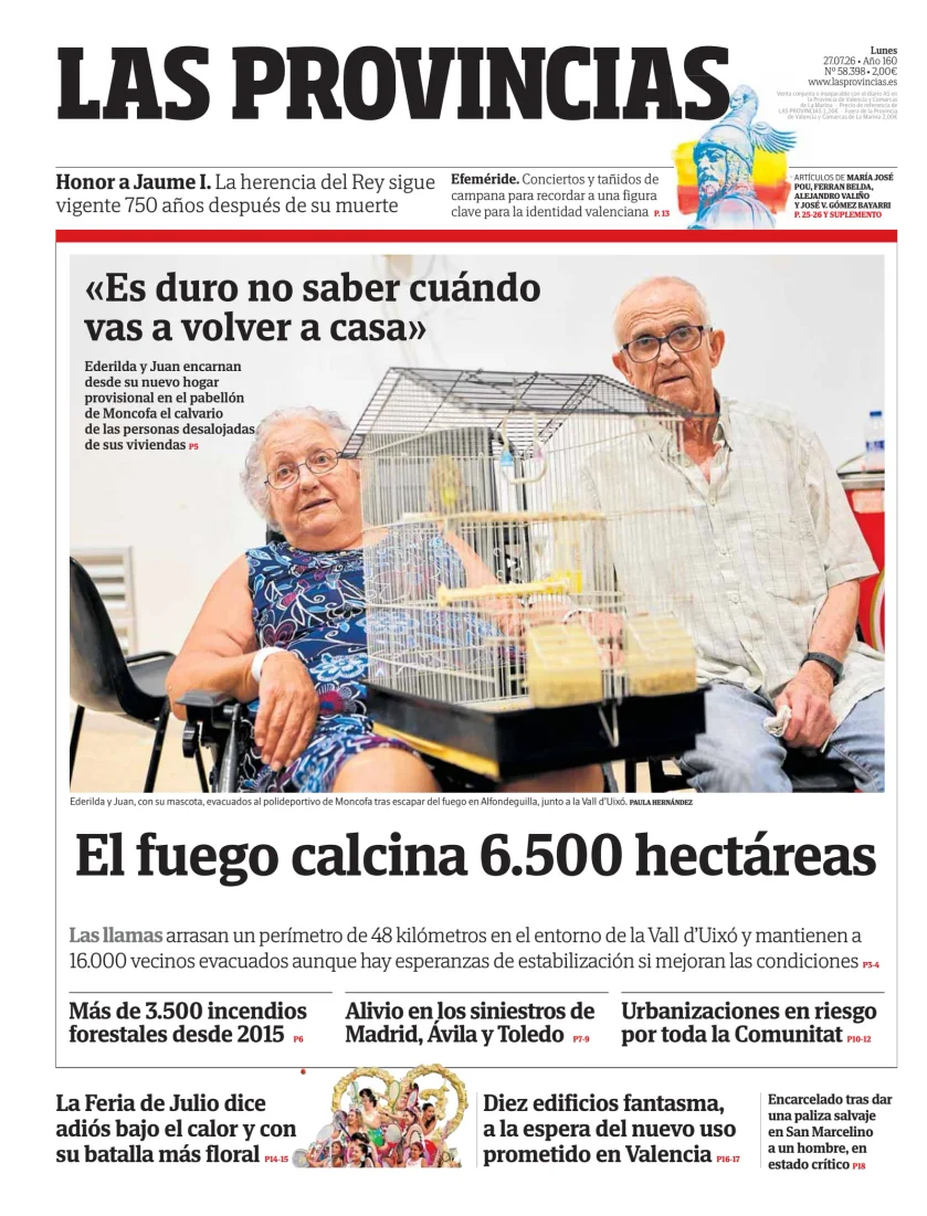 Portada de Las Provincias