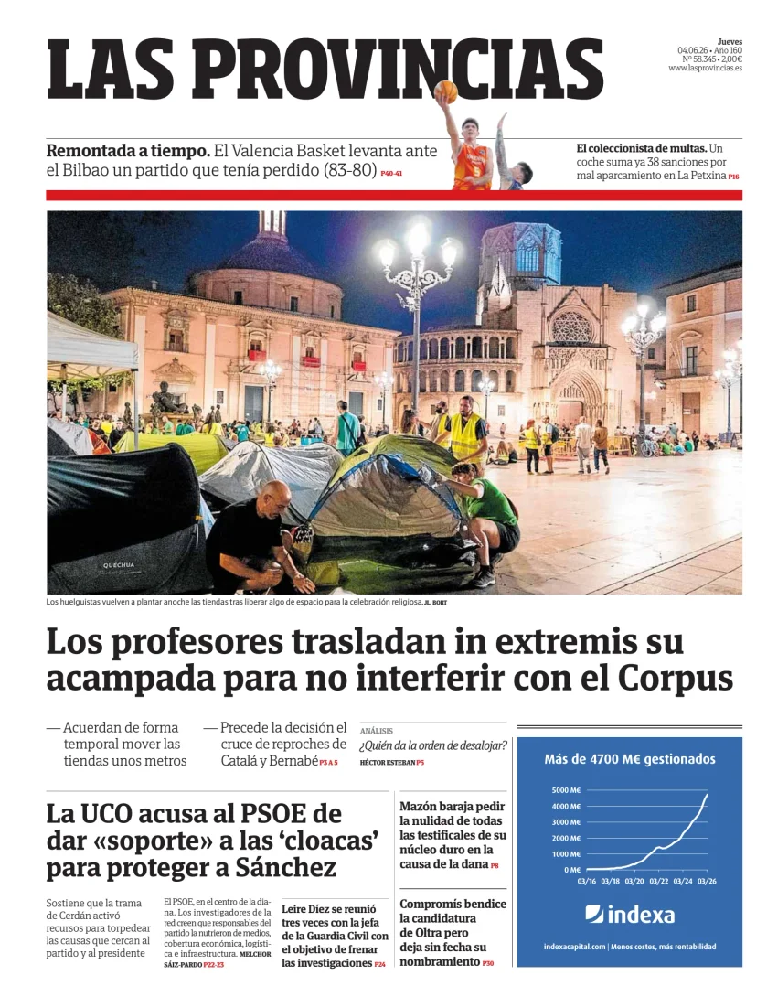 Portada de Las Provincias