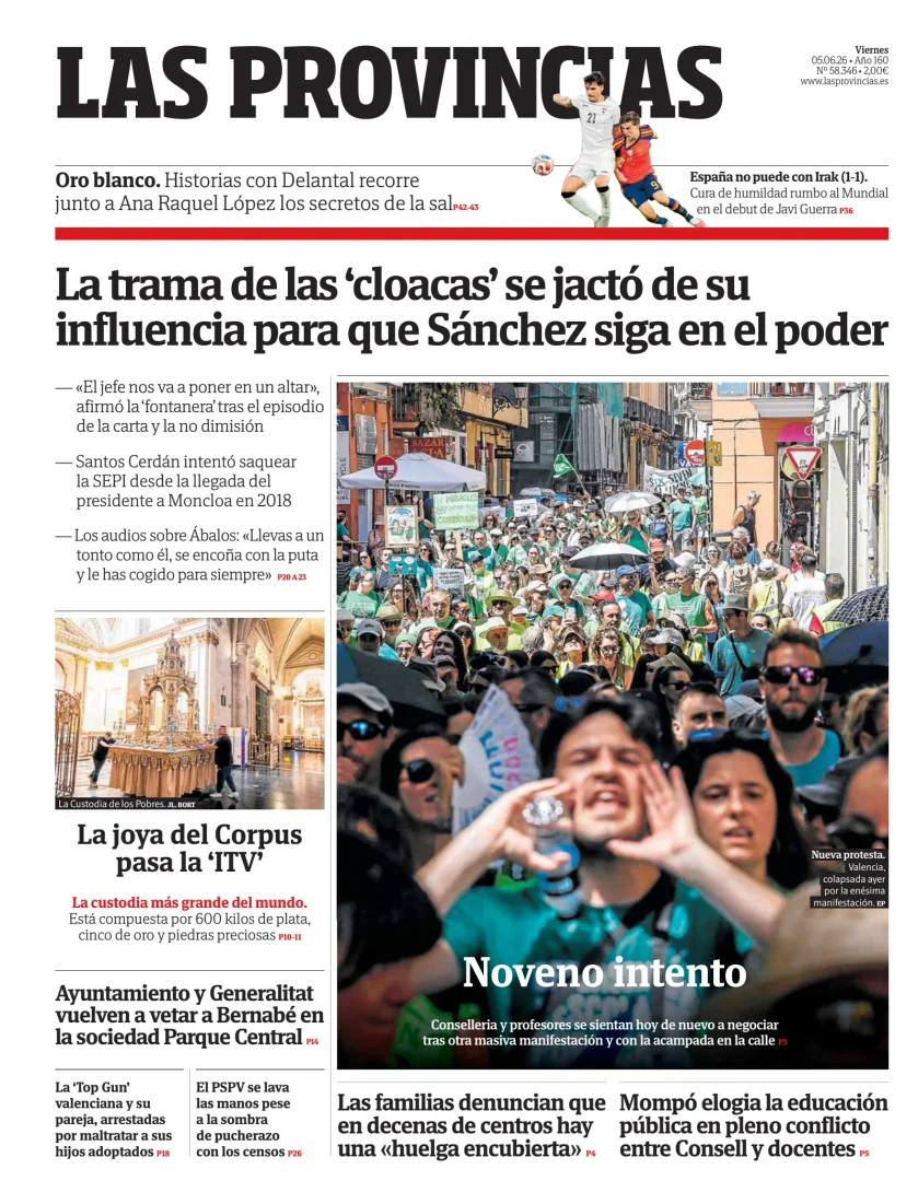 Portada de Las Provincias