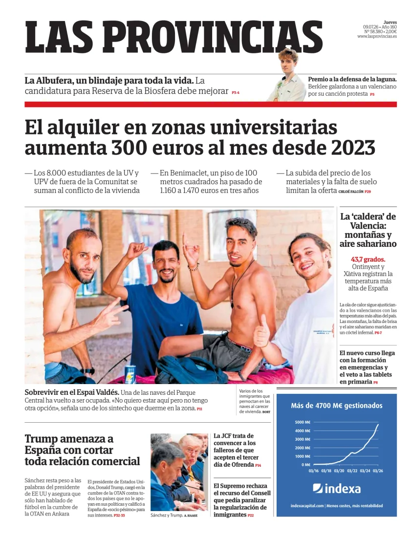 Portada de Las Provincias