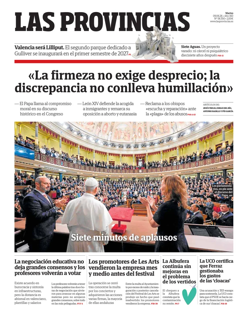 Portada de Las Provincias