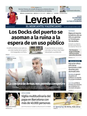 Portada de Levante EMV (Costera), 10 de junio de 2026