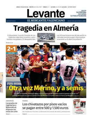 Portada de Levante EMV (Costera), 11 de julio de 2026