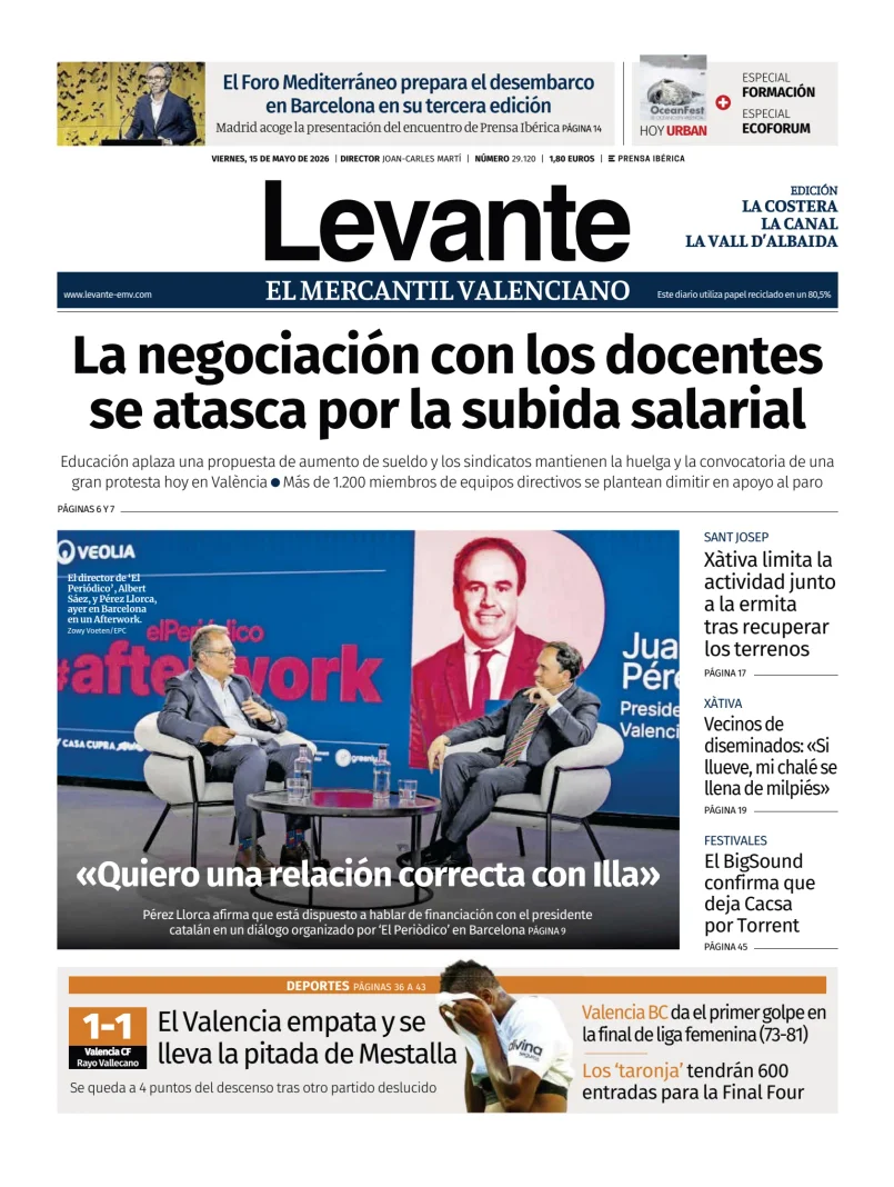 Levante EMV (Costera) — 15/05