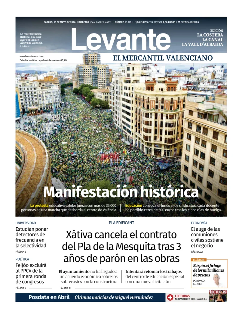 Levante EMV (Costera) — 16/05