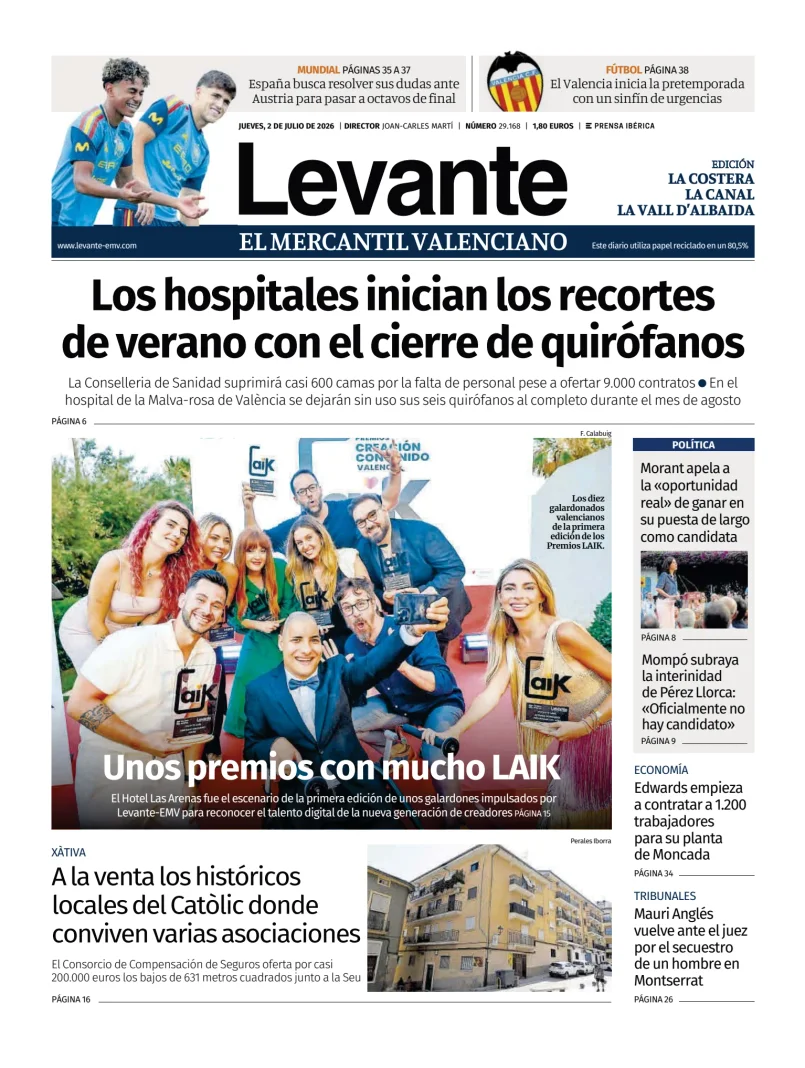 Levante EMV (Costera) — 02/07