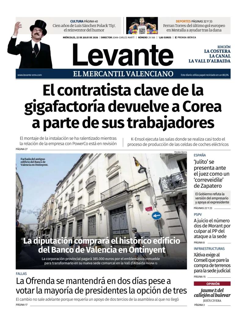 Portada de Levante EMV (Costera)