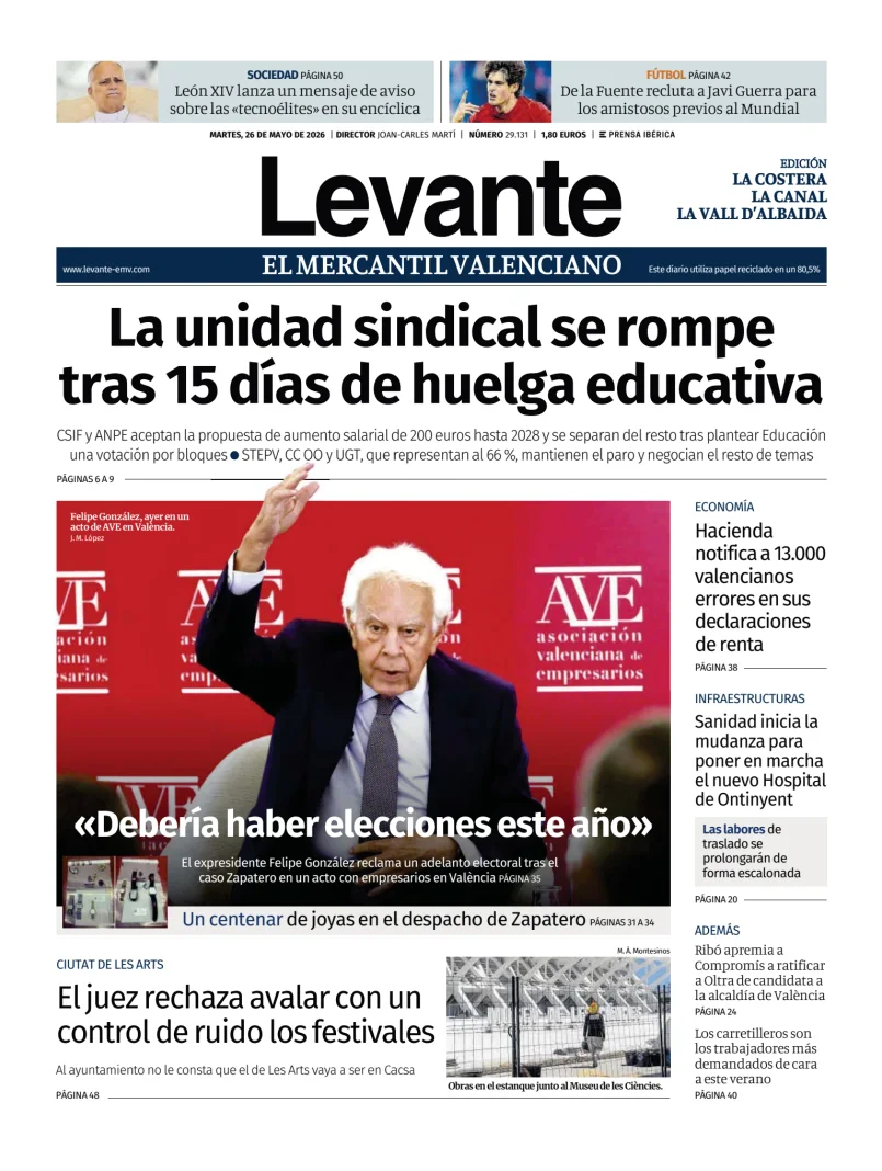 Levante EMV (Costera) — 26/05