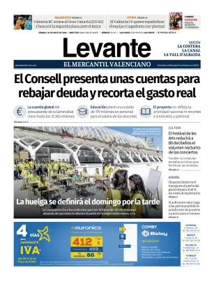 Portada de Levante EMV (Costera), 30 de mayo de 2026